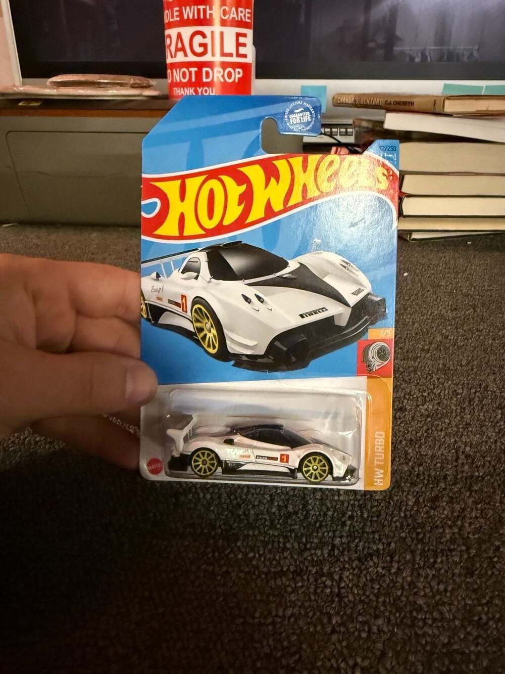 Hot Wheels Pagani Zonda R White Diecast Model Car